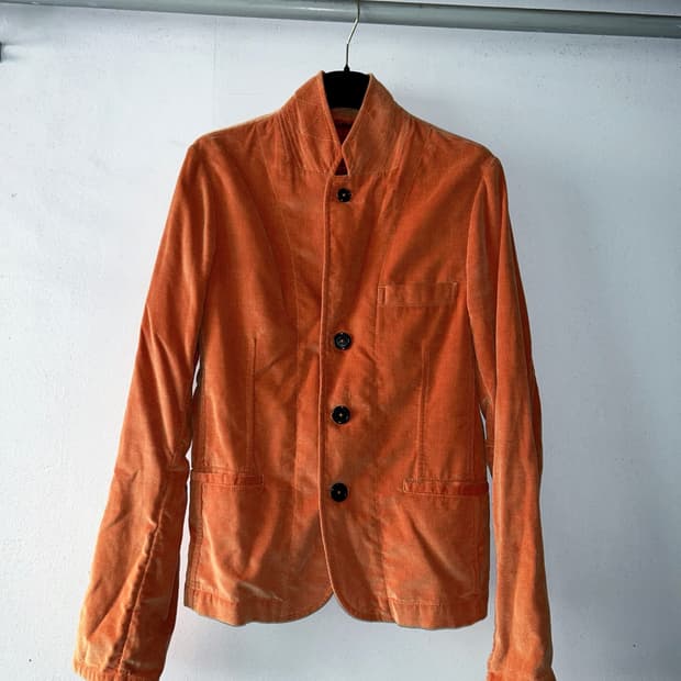 ANN DEMEULEMEESTER  13ss Velvet Jacket