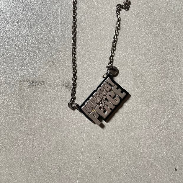 언더커버 Anarchy and Peace Silver Neckla