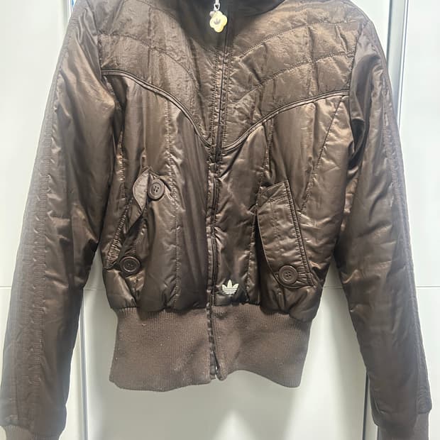 아디다스 빈티지 크롭 아우터