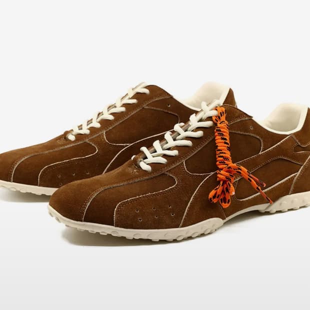 [280] 야세 스파이더 스웨이드 스니커즈 브라운