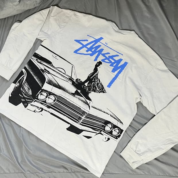 스투시 비트크레이지 롱슬리브 티셔츠