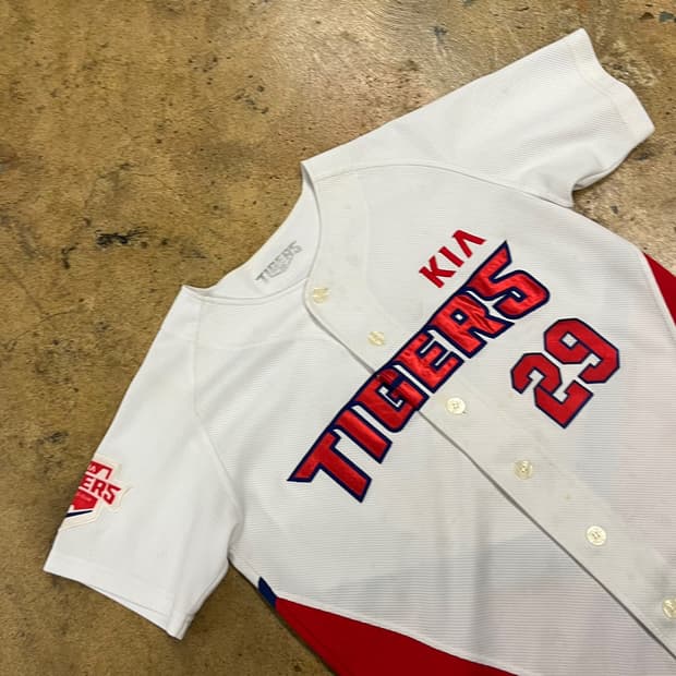 [85] 기아 타이거즈 야구 유니폼 나지완 마킹 b14