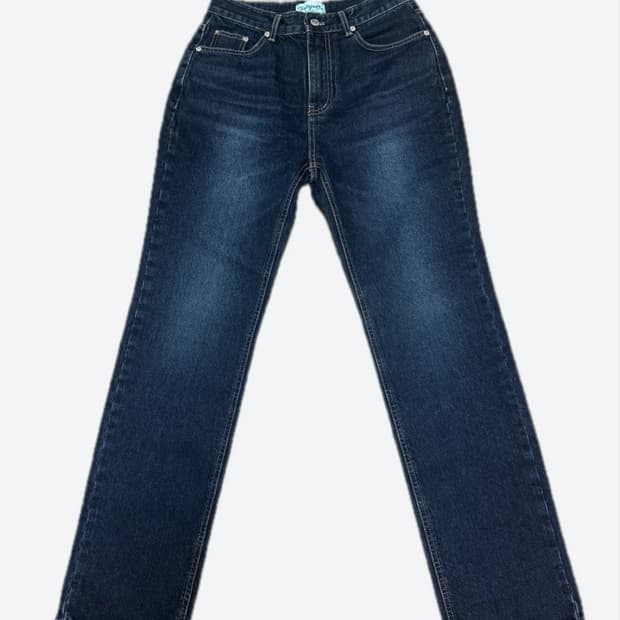 Pale Jade 페일제이드 딥블루 파인체리 스트레이트 데님 청바지