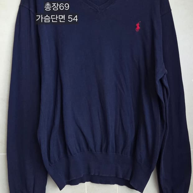폴로 랄프로렌 네이비 피마 코튼 니트 M사이즈 택포