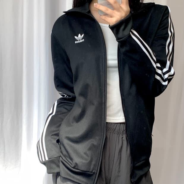 Adidas 아디다스 블랙컬러 베켄바우어 트랙탑  