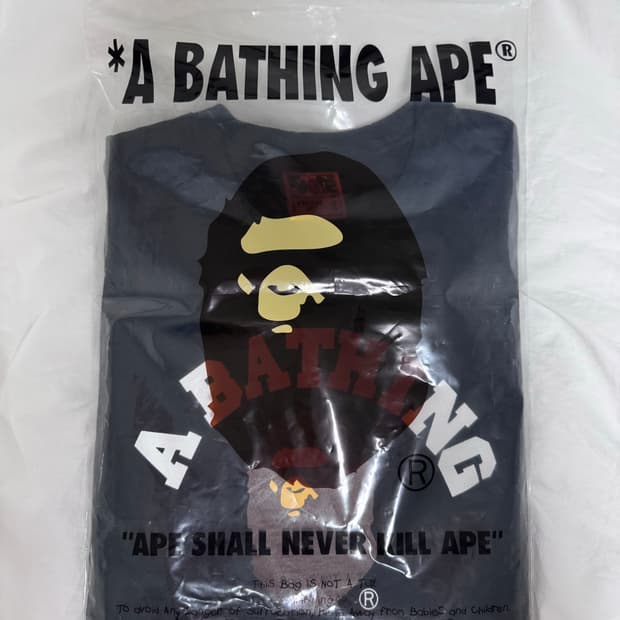 베이프 컬리지 롱슬리브 m