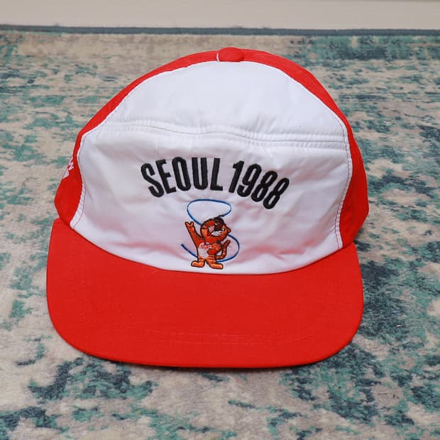 VTG 빈티지 모자 1988년 서울 올림픽 공식 트러커캡 볼캡