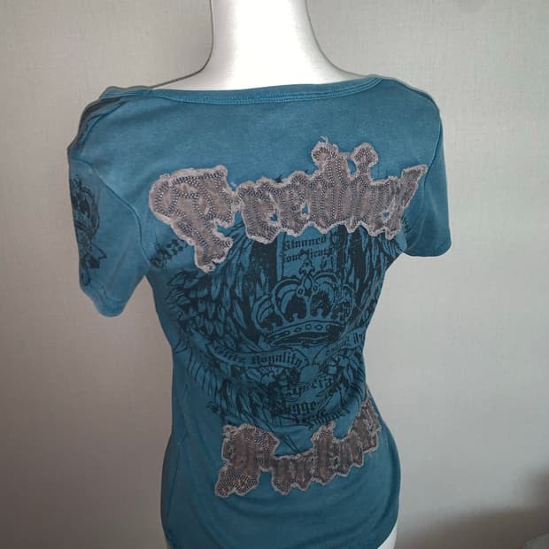 빈티지 글리츠 glitz 반팔 