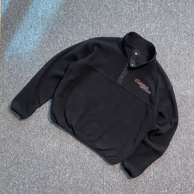 🌊Harley Davidson Fleece Snap