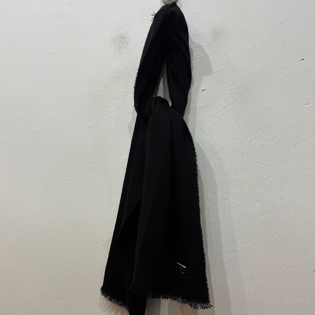 캐시미어100% 머플러 블랙