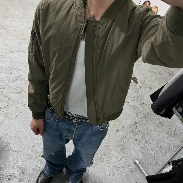 crazy angel ma-1 bomber jacket