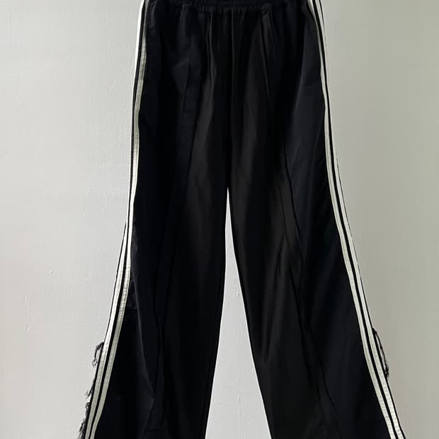 스탠드얼론 밴딩 트랙 와이드 팬츠