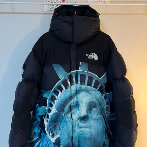 [XL]슈프림 X 노스페이스 자유의 여신상 발토로 패딩자켓 블랙-19FW