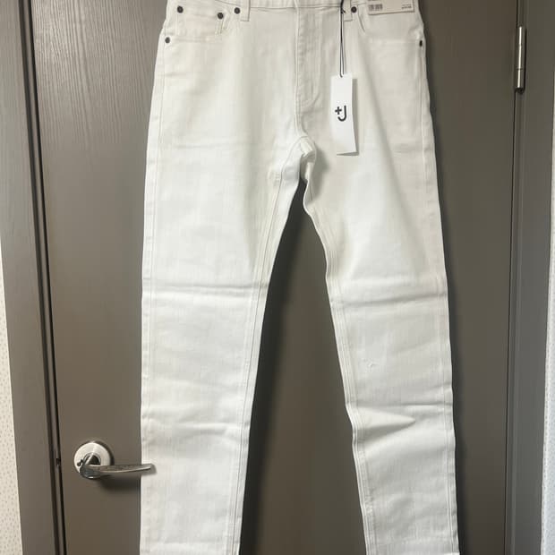 (새상품) J+앤더슨 유니클로 셀비지슬림피트 스트레치 진 32