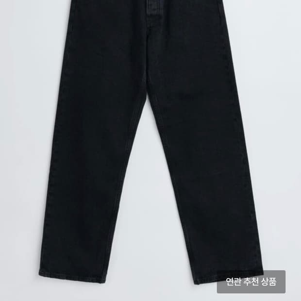 31/32) 선플라워 루즈 블랙 워시드 루즈 데님 5078 702