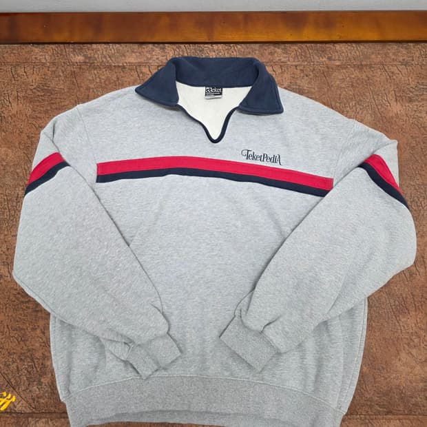 테켓 카라 맨투맨 L