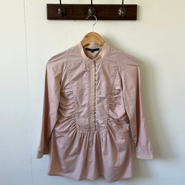 GUCCI 인디핑크 후크 블라우스