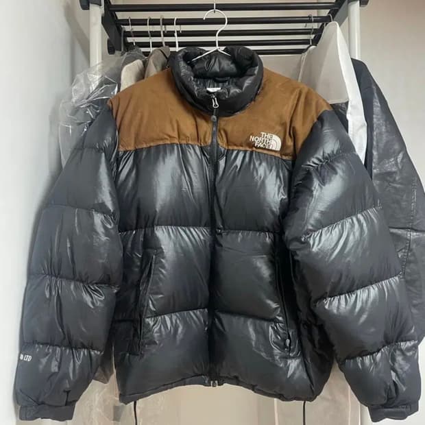 노스페이스 스웨이드 눕시 LTD(한정판) 블랙/브라운 (100)