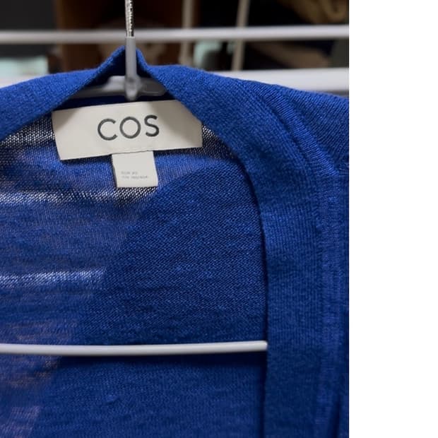 cos 코스 V-NECK LINEN CARDIGAN 린넨 가디건