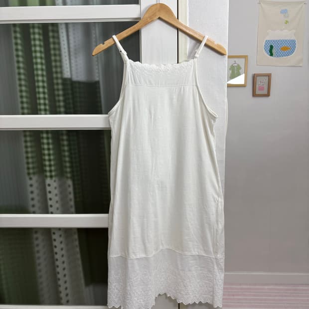 화이트 이너 원피스