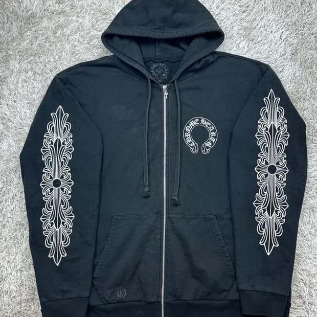 크롬하츠 플로럴 후드집업