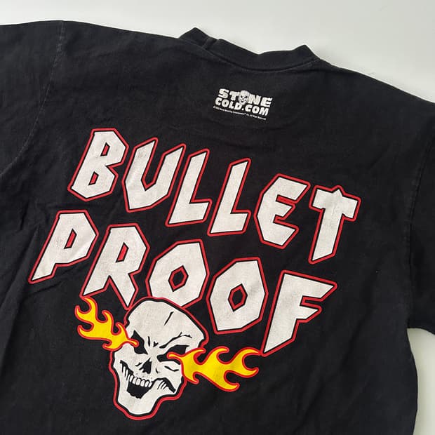 00’s Wwe Stone cold skull tee