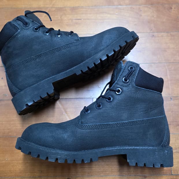 팀버랜드 여성 블랙부츠 230