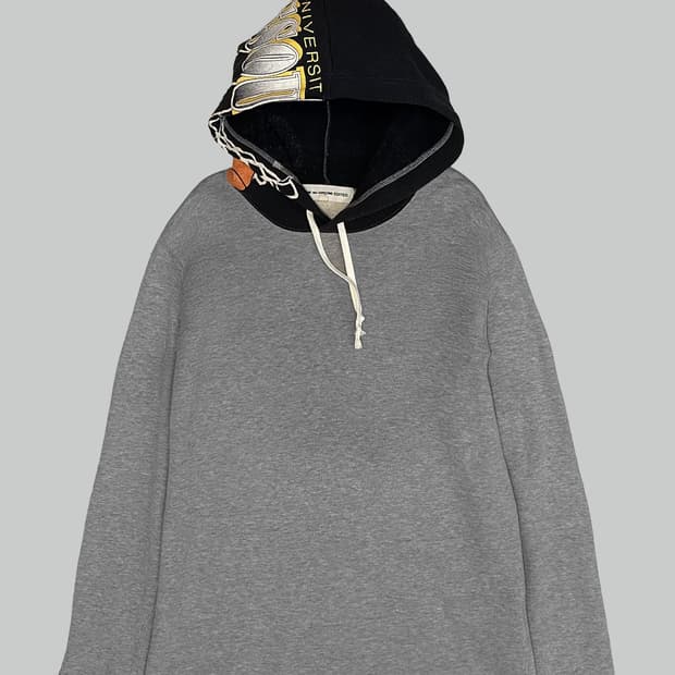 꼼데가르송 에디티드 후드