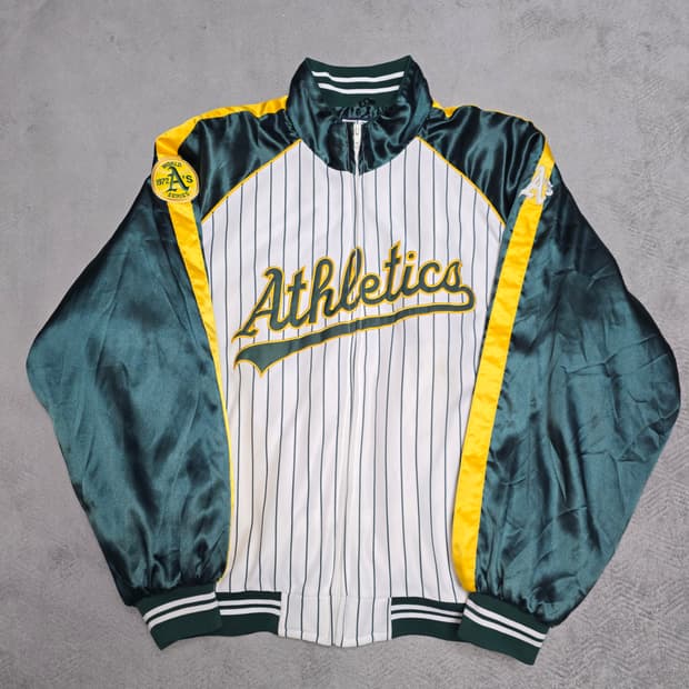 마제스틱 MLB G-III sports 오클랜드 애슬레틱스 야구 점퍼
