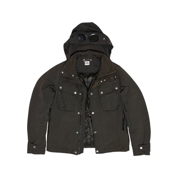 00s C.P. Company Goggle Jacket Khaki