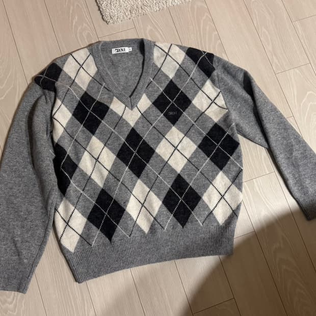 그로브 아가일 니트 F사이즈