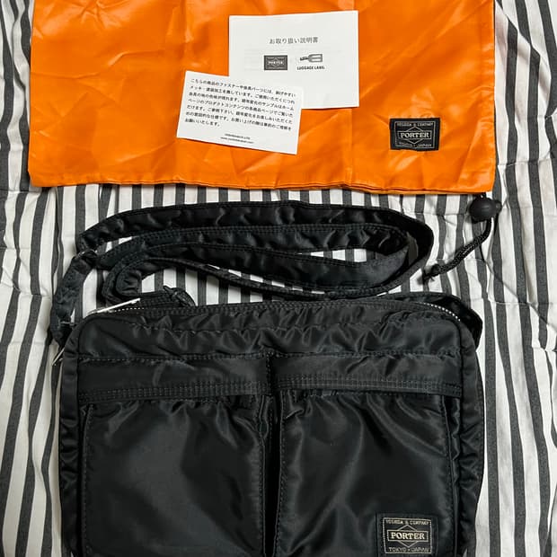 (신형!)Porter 요시다 포터 탱커 숄더백 블랙 S