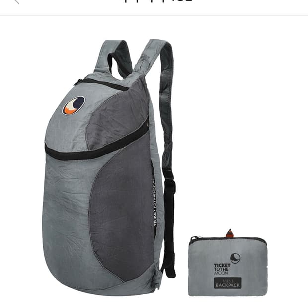 티켓 투 더 문 백팩 미니 15L 라이트그레이 다크그레이