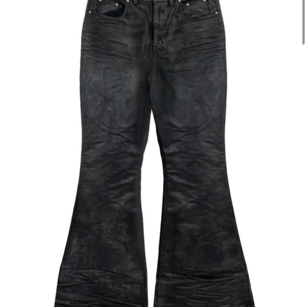 yyyy patina stack denim pants