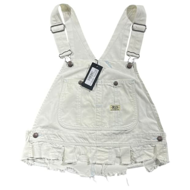 r13 화이트 데님 탱크탑 ( 구해요 )