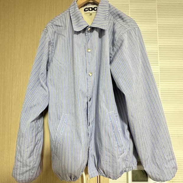CDG 꼼데가르송 스트라이프 코치자켓 지디,김채원