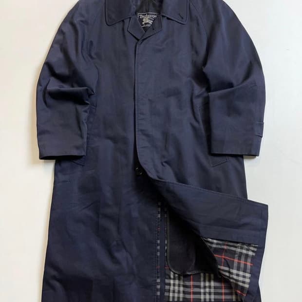 버버리 90s 싱글 롱 트렌치코트