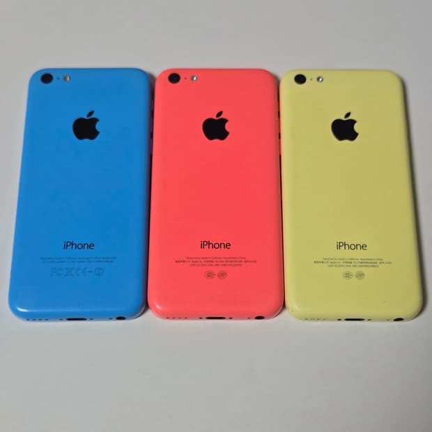 아이폰 5C 여러 색상 