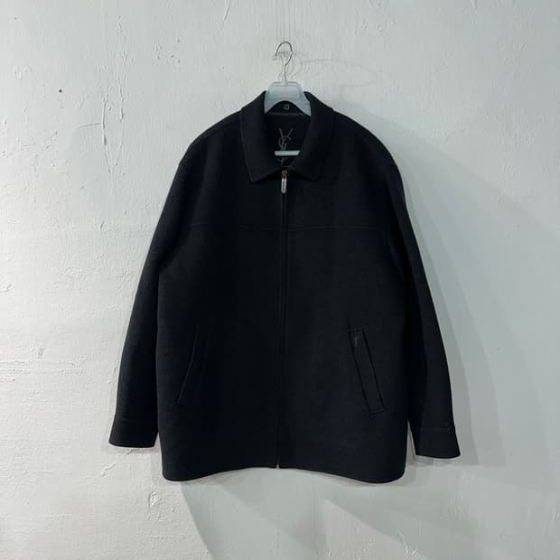 YSL 입생로랑 모직 블루종 자켓 L