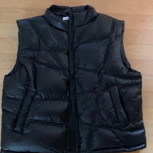 (L) 노매뉴얼 패딩 베스트 무광 블랙