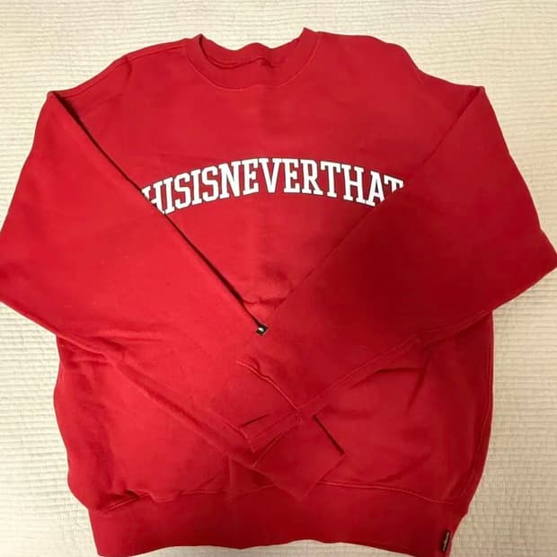 디스이즈네버댓 아치로고 맨투맨 S