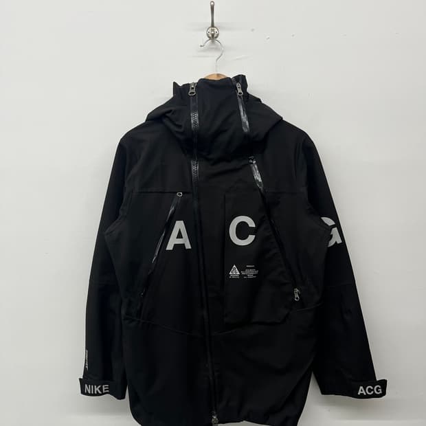 나이키 ACG 블랙 고어텍스 자켓 남/L