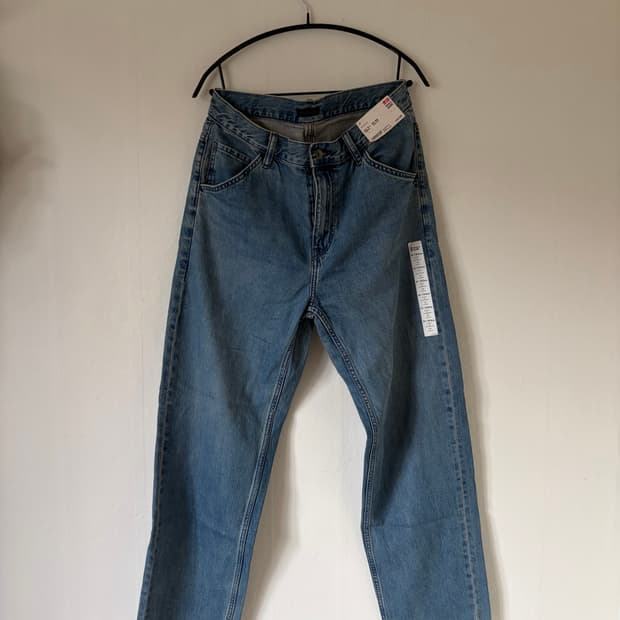 (31 새상품) 유니클로 와이드핏 진