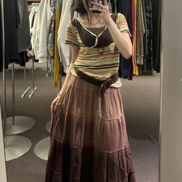 Rustic Stripes Look 🍂🎻