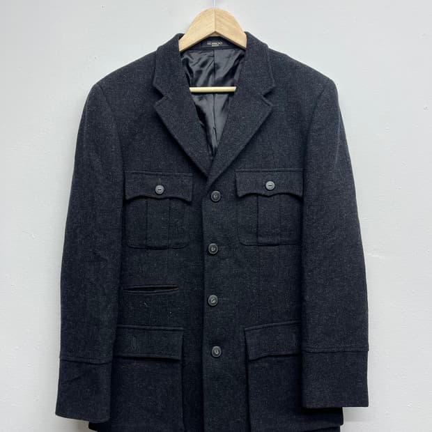 ICINOO 이신우 옴므 울 밀리터리 자켓 95