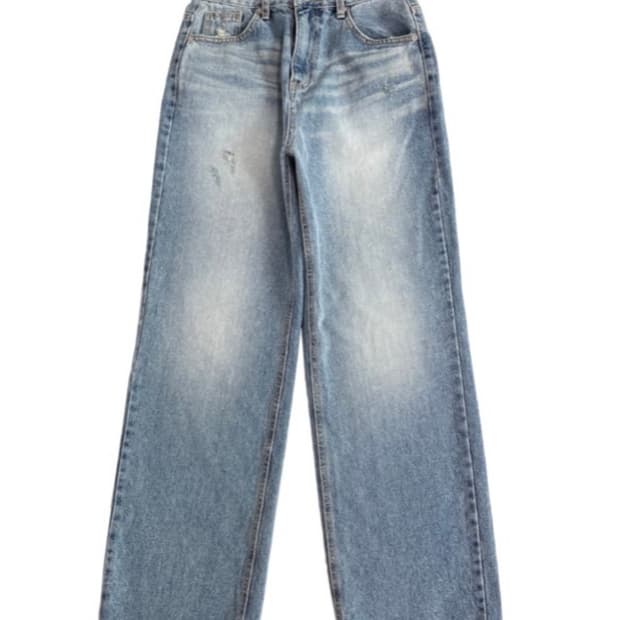 애즈온 SIGNATURE DENIM PANTS / LIGHT BLUE