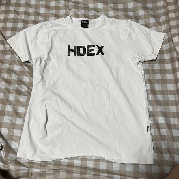 하덱스 머슬핏 반팔 L 반팔티 흰색 운동복 트레이닝복