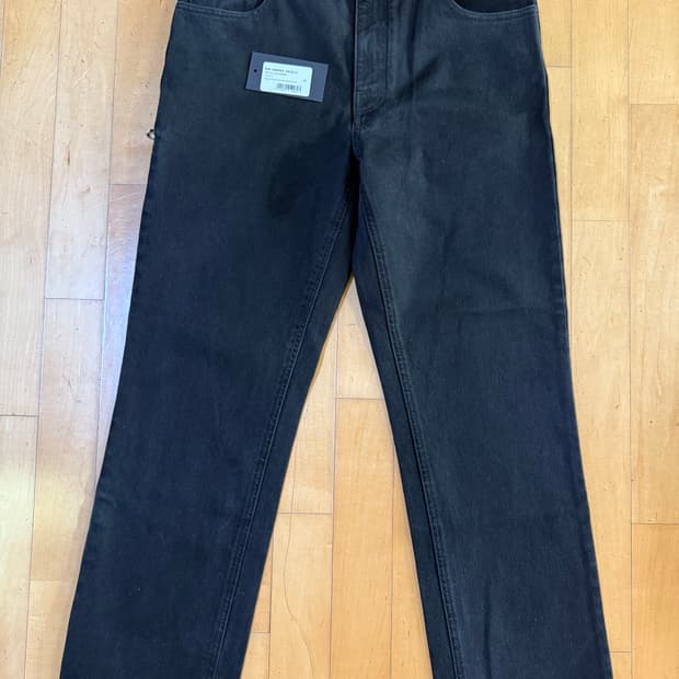 32size 라프시몬스 지퍼포켓 데님팬츠