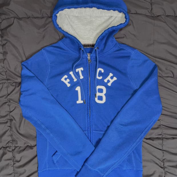 (걸스💙)아베크롬비 패치 후드집업