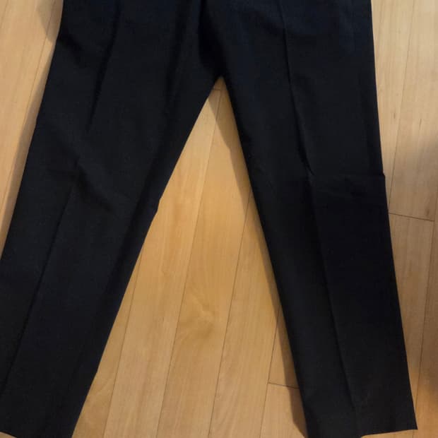 지오다노 검정 슬렉스